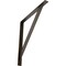 Ekena Millwork Traditional Steel Bracket, Antiqued Brass 2"W x 24"D x 24"H BKTM02X24X24TRABS - alternate 1